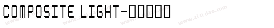 Composite Light字体转换